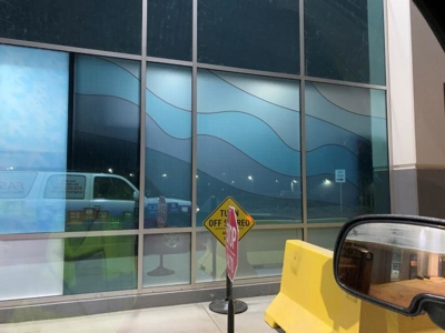 window and wall graphics Photo